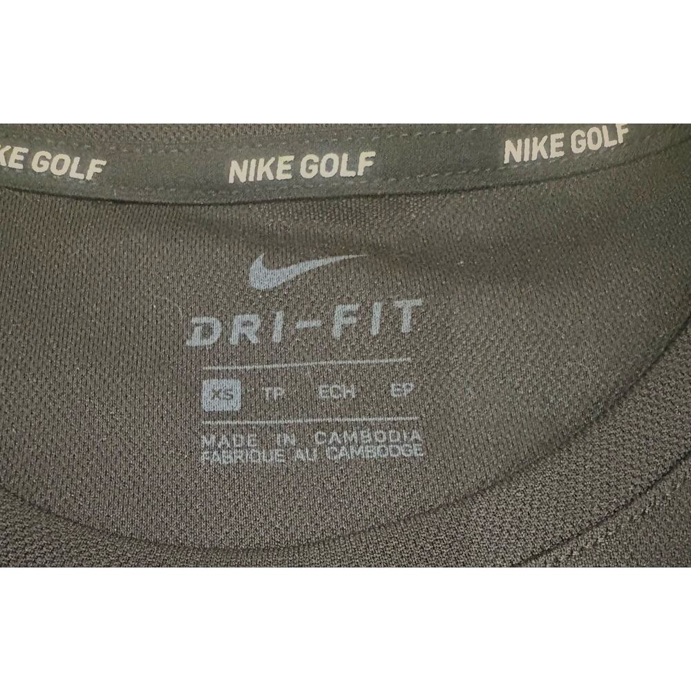 Nike Golf Dri-FIT Black Short Sleeve Golf Dress XS Swoosh Athletic - Picture 5 of 5